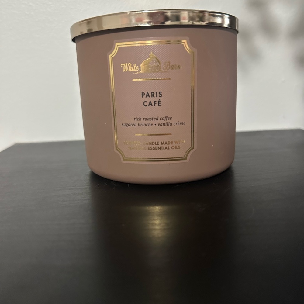 Bath and Bodyworks White Barn “Paris Café”